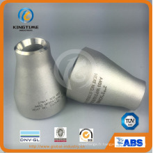 Réducteur en acier inoxydable ASME B16.9 Con. Raccord de tuyauterie de Ss (KT0318)
